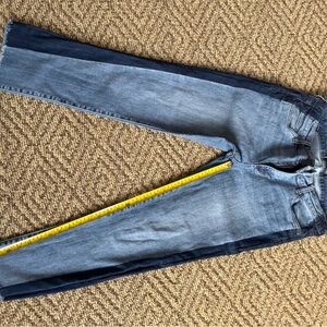 Kut from the Kloth -Women's Blue Jeans. Two-tone denim